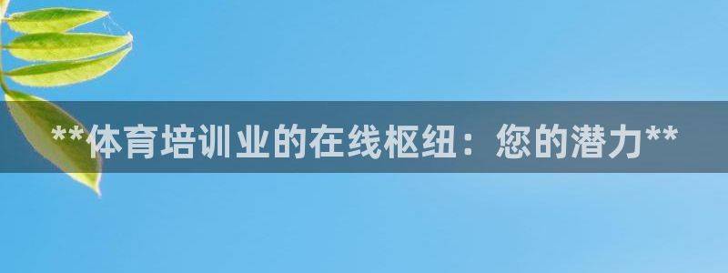 尊龙体育游戏平台：**体育培训业的在线枢纽：您的潜力